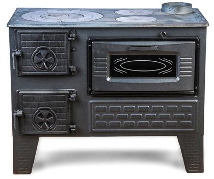 Отопительно-варочная печь МастерПечь ПВ-04 с духовым шкафом, 7,5 кВт в Асбесте
