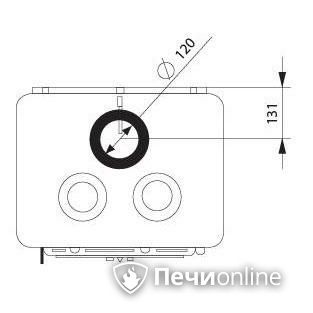 Отопительно-варочная печь Ferguss Magma cook side door в Асбесте