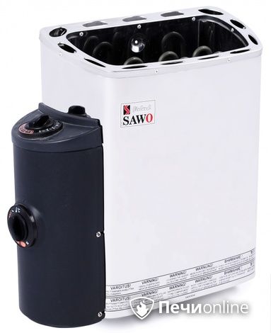 Электрокаменка для сауны Sawo Mini MN-30NB-Z со встроенным пультом управления в Асбесте