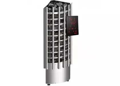 Электрокаменка для сауны Harvia Glow Corner TRC70XE c цифровой панелью управления в Асбесте